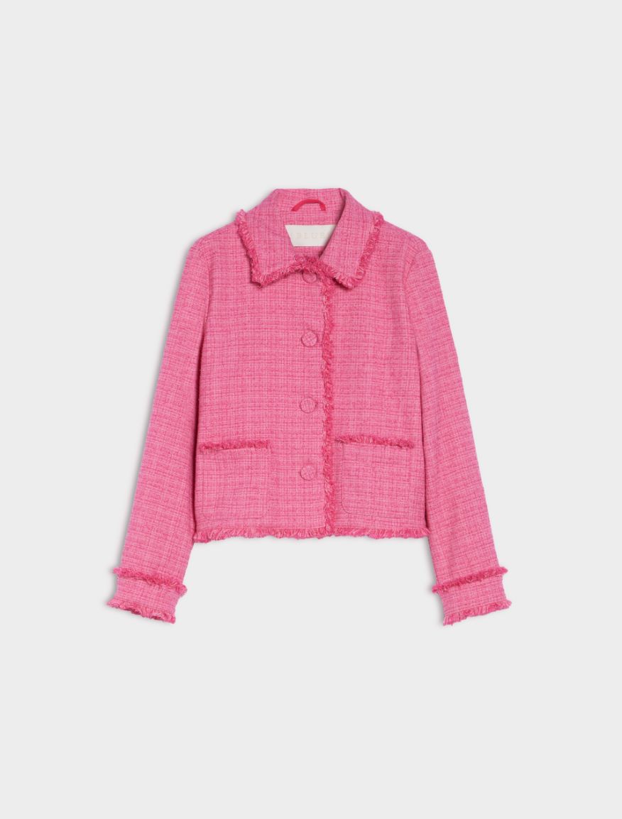 Boxy jacket - AZALEA ROSE - 5 - iBlues