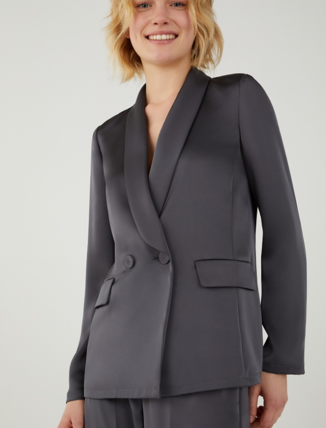 Figure-skimming blazer -  - iBlues