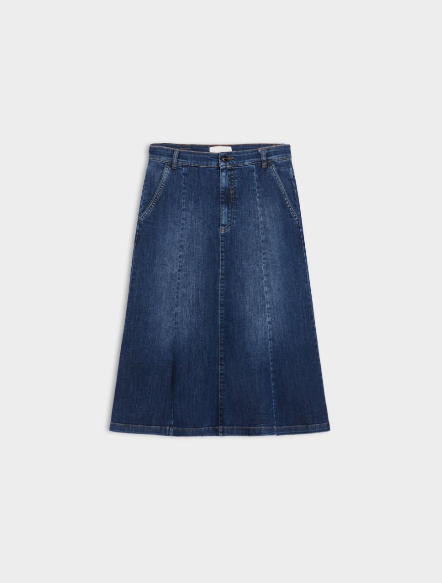 Flared skirt - BLUE JEANS - 5 - iBlues