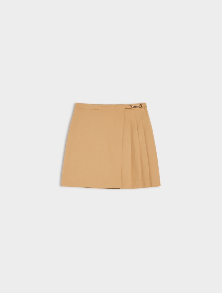 Flared skirt - CAMEL - 5 - iBlues