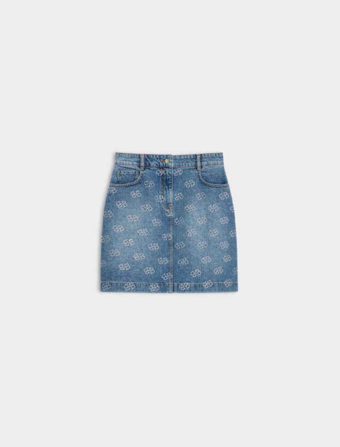 A-line mini skirt -  - iBlues