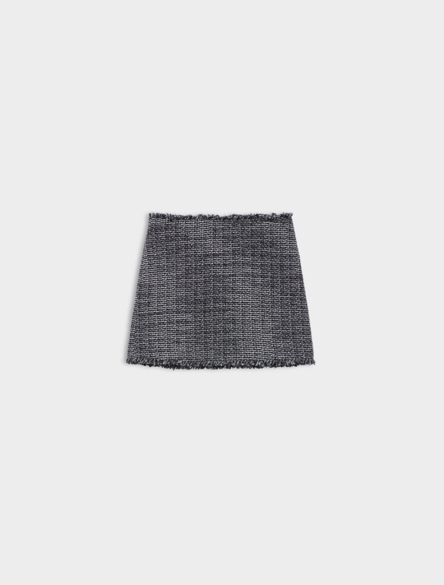 Flared skirt - BLACK - 5 - iBlues