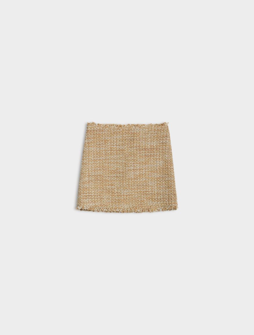 Flared skirt - CAMEL - 5 - iBlues