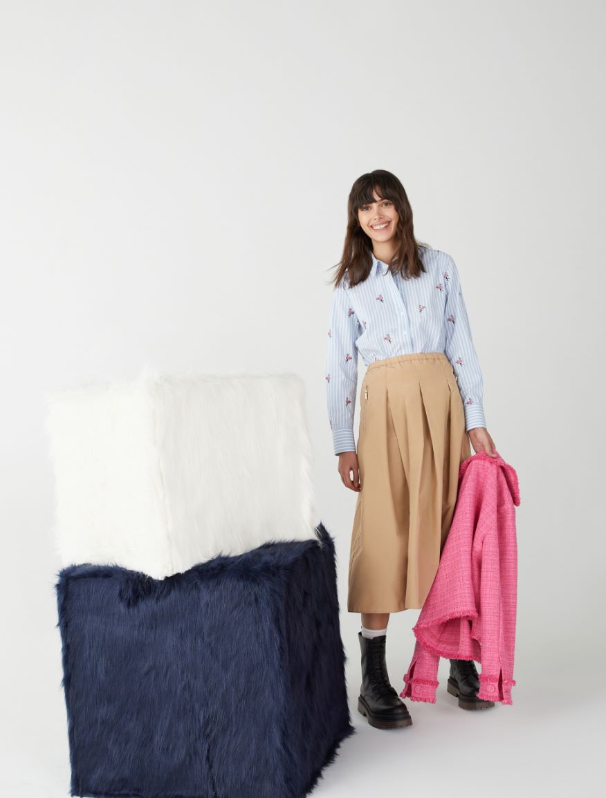 Full skirt - BEIGE - iBlues