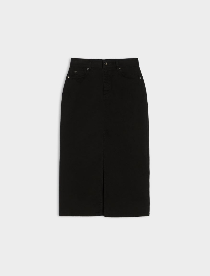 5-pocket skirt - BLACK - 5 - iBlues