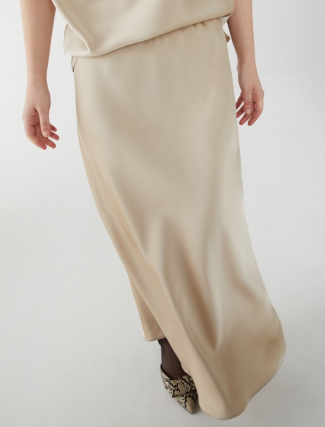 Satin skirt -  - iBlues