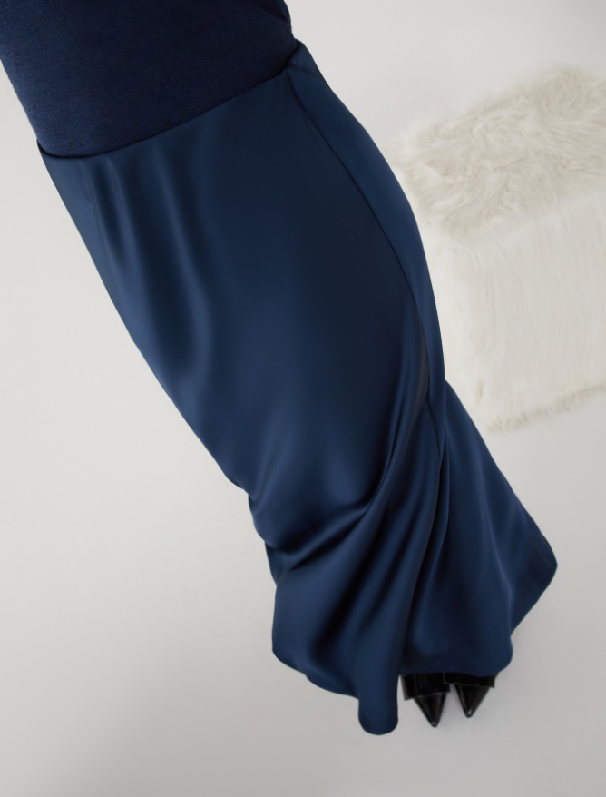 Satin skirt -  - iBlues