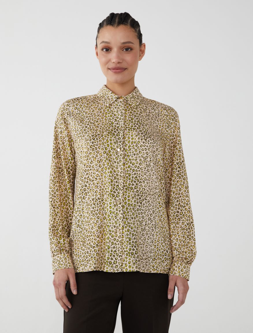 Printed shirt - BEIGE - 4 - iBlues