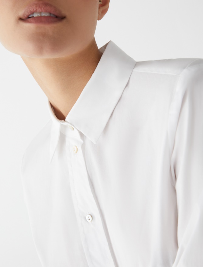 Fitted-waist shirt -  - iBlues