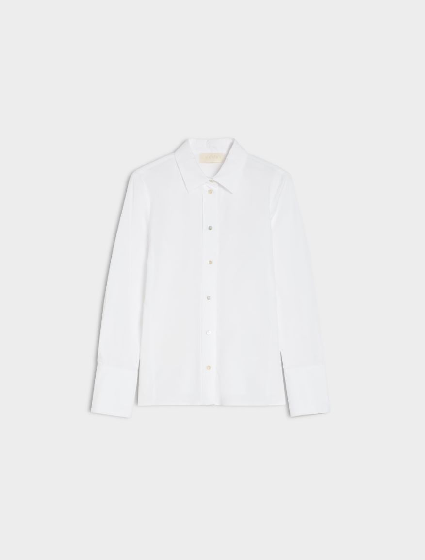 Fitted-waist shirt - WHITE - 5 - iBlues