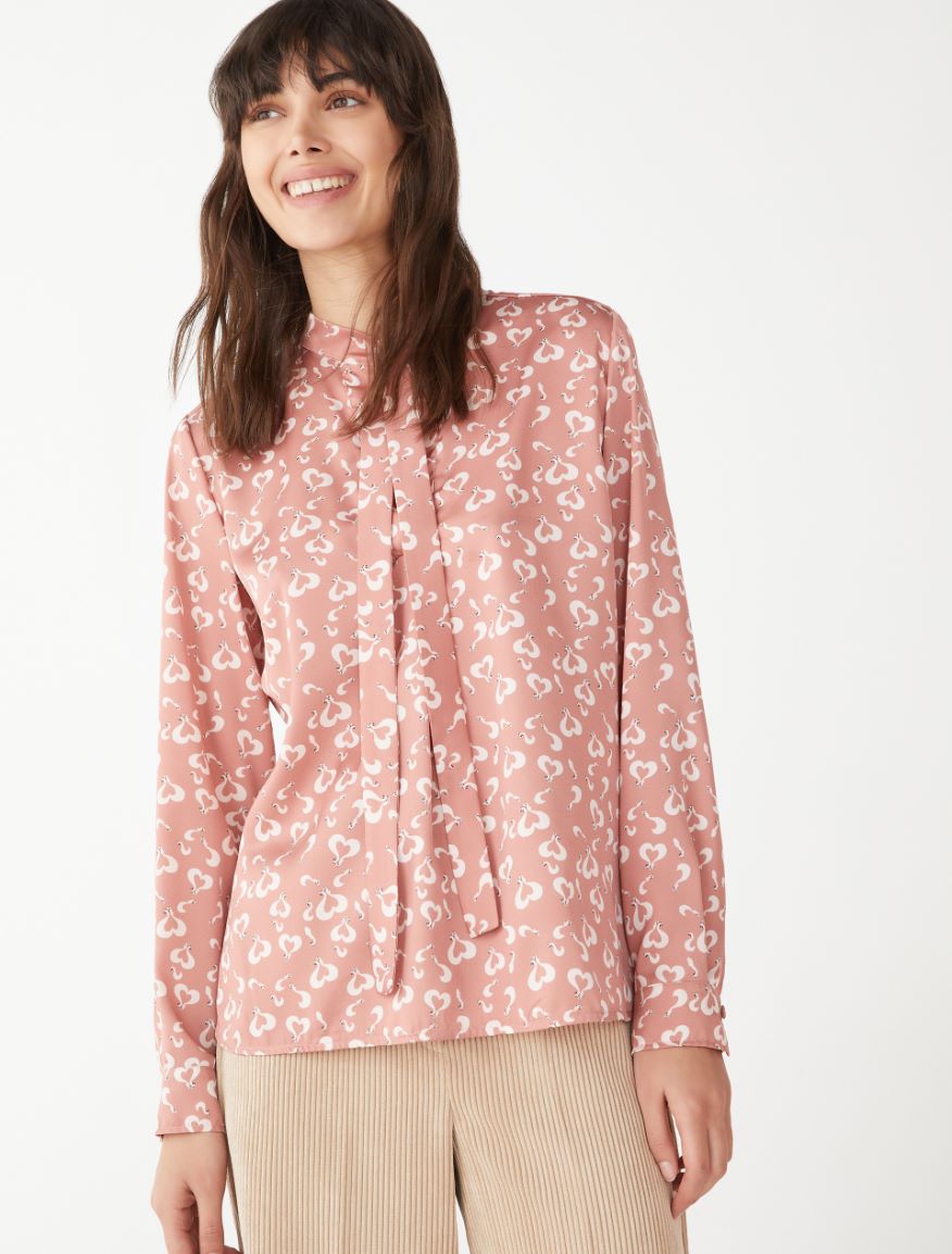 Printed blouse - PINK - 4 - iBlues