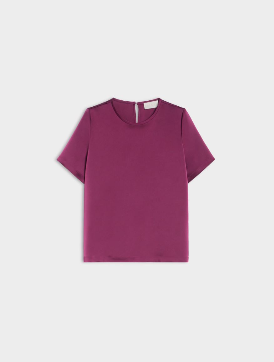 Boxy blouse - BORDEAUX - 5 - iBlues