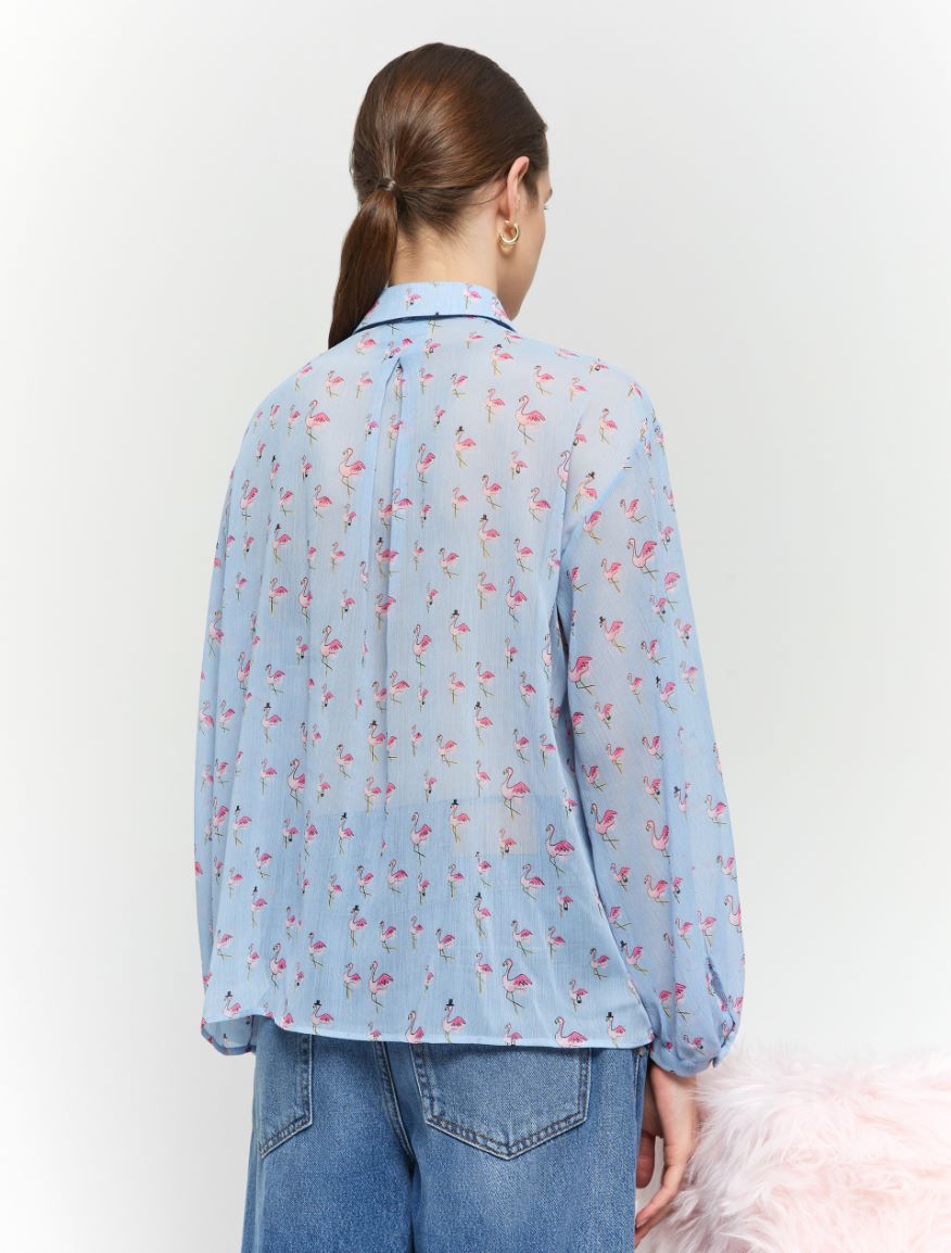 Printed shirt - DUST BLUE - 2 - iBlues