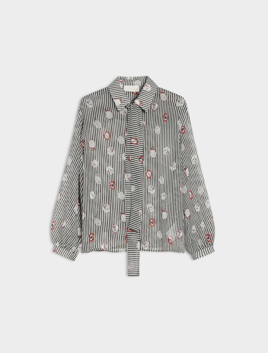 Printed shirt - WHITE - 5 - iBlues