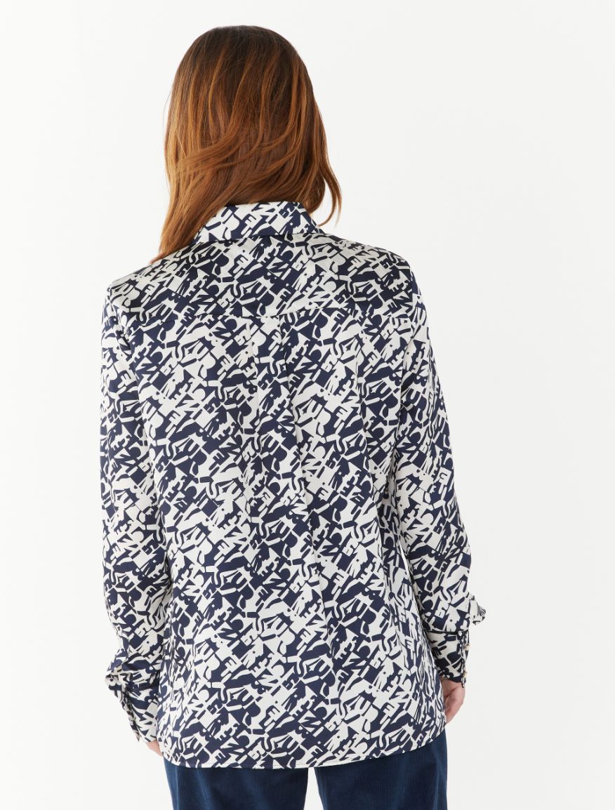 Printed shirt - NAVY - 2 - iBlues