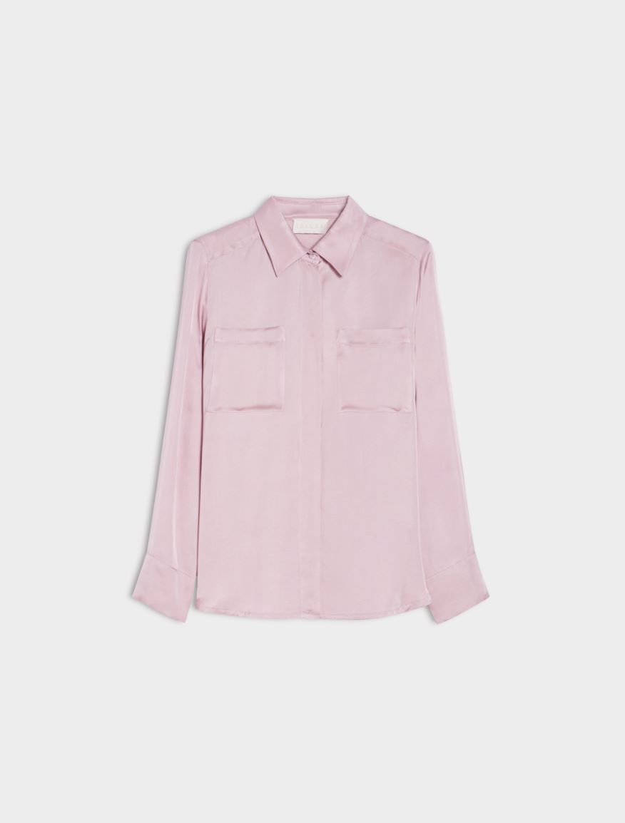 Satin shirt - PINK - 5 - iBlues