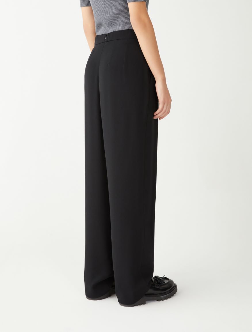 Relaxed-fit trousers - BLACK - 2 - iBlues