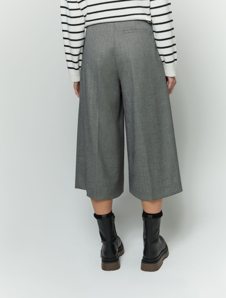 Cropped trousers - Medium grey - 2 - iBlues