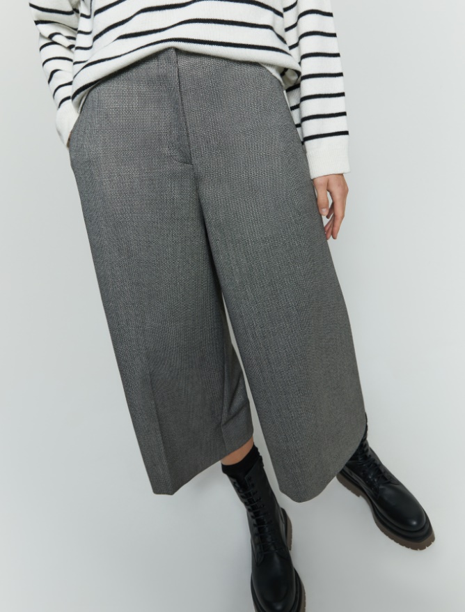 Cropped trousers -  - iBlues