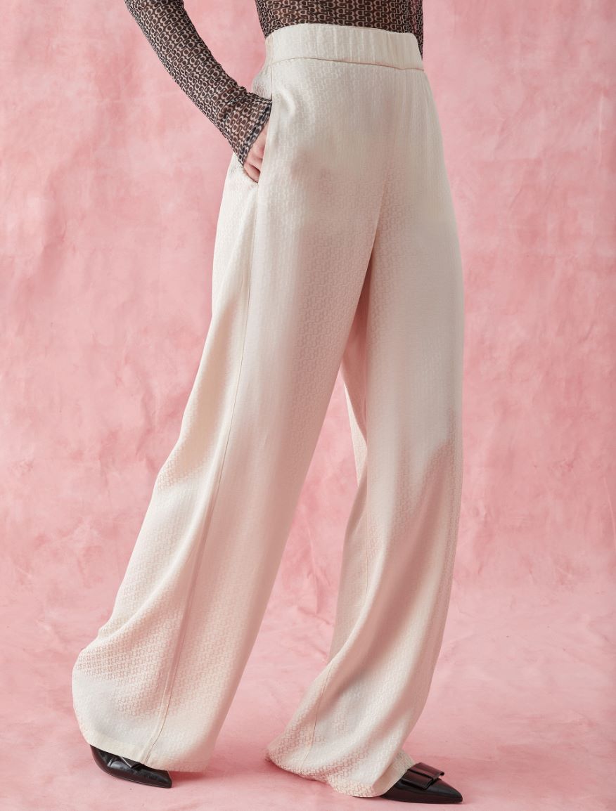 Relaxed-fit trousers - CREAM - 3 - iBlues