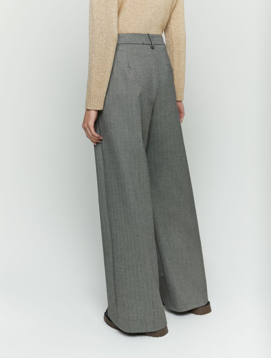 Pantaloni wide leg - Grigio medio - 2 - iBlues