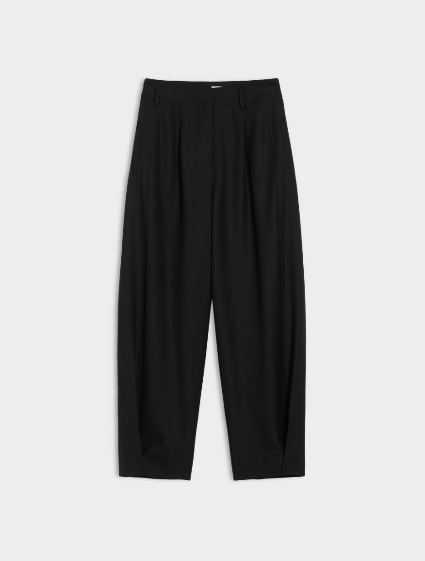 Flowing trousers - BLACK - 5 - iBlues