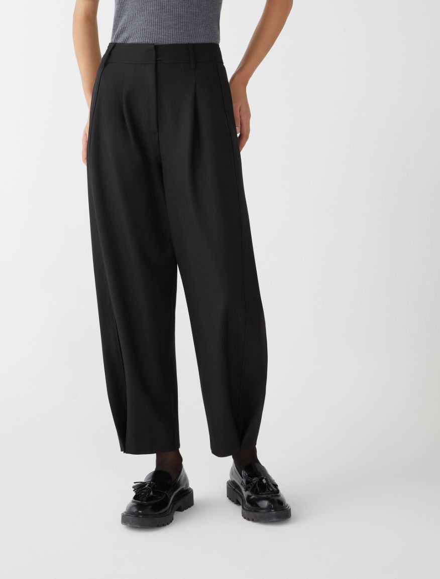 Flowing trousers - BLACK - iBlues