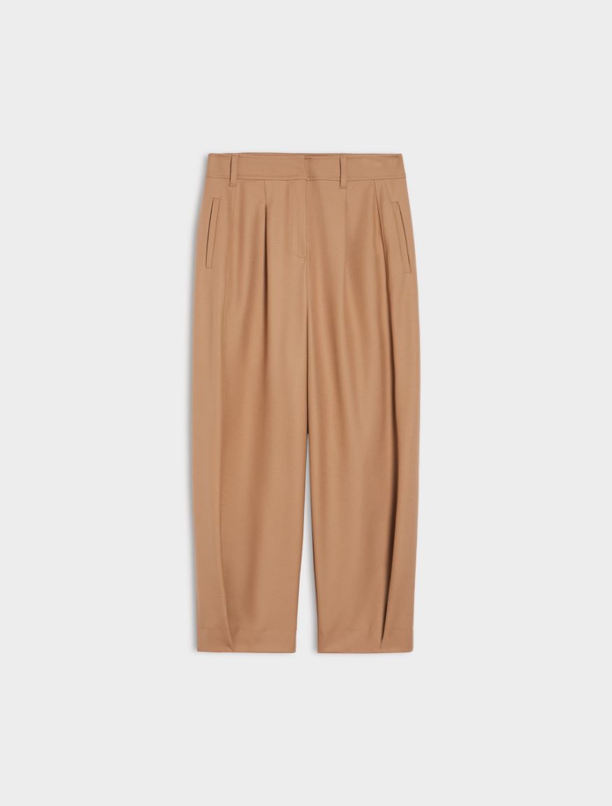 Flowing trousers - CAMEL - 5 - iBlues