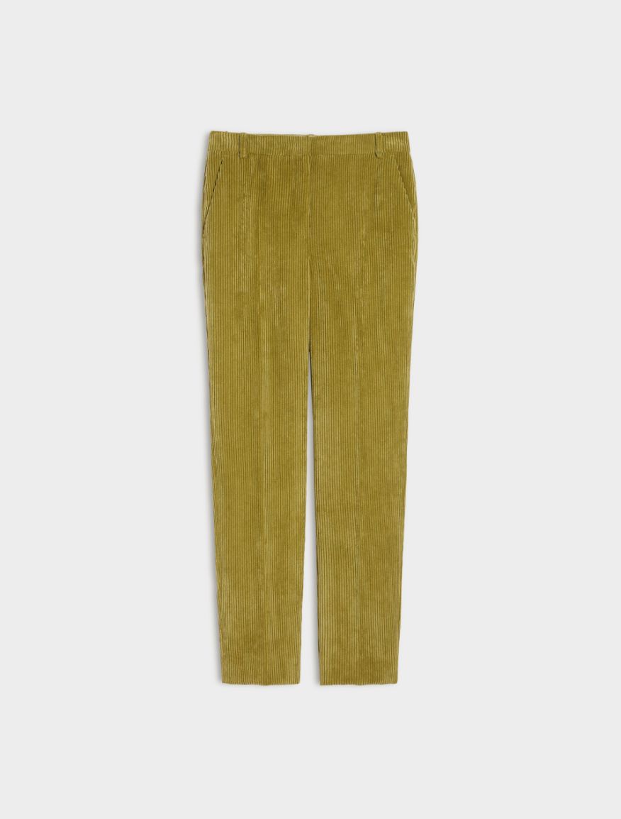 Semi-fitted trousers - GREEN - 5 - iBlues