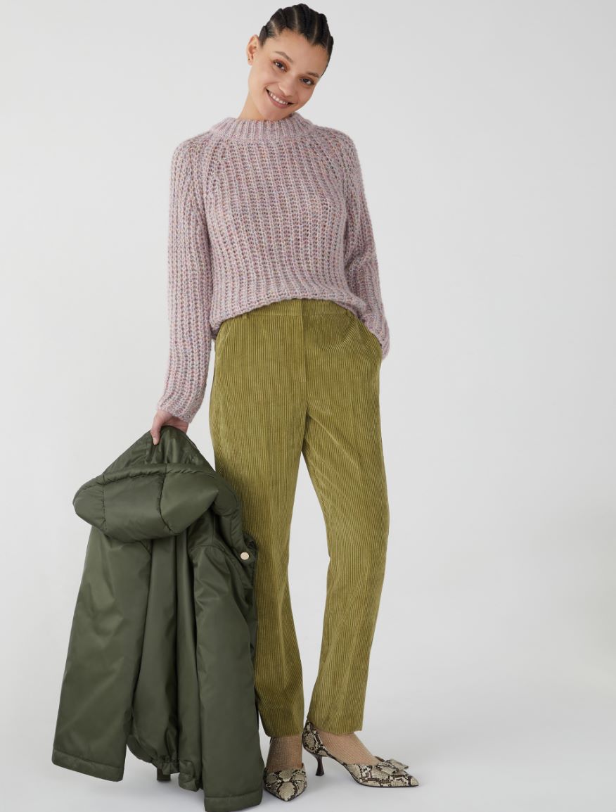 Semi-fitted trousers - GREEN - iBlues