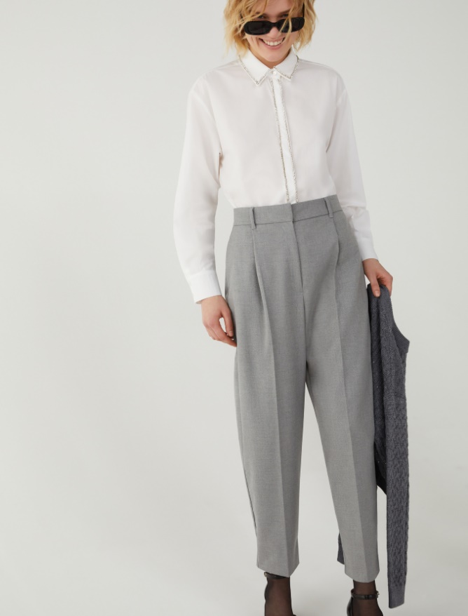 Relaxed-fit trousers -  - iBlues