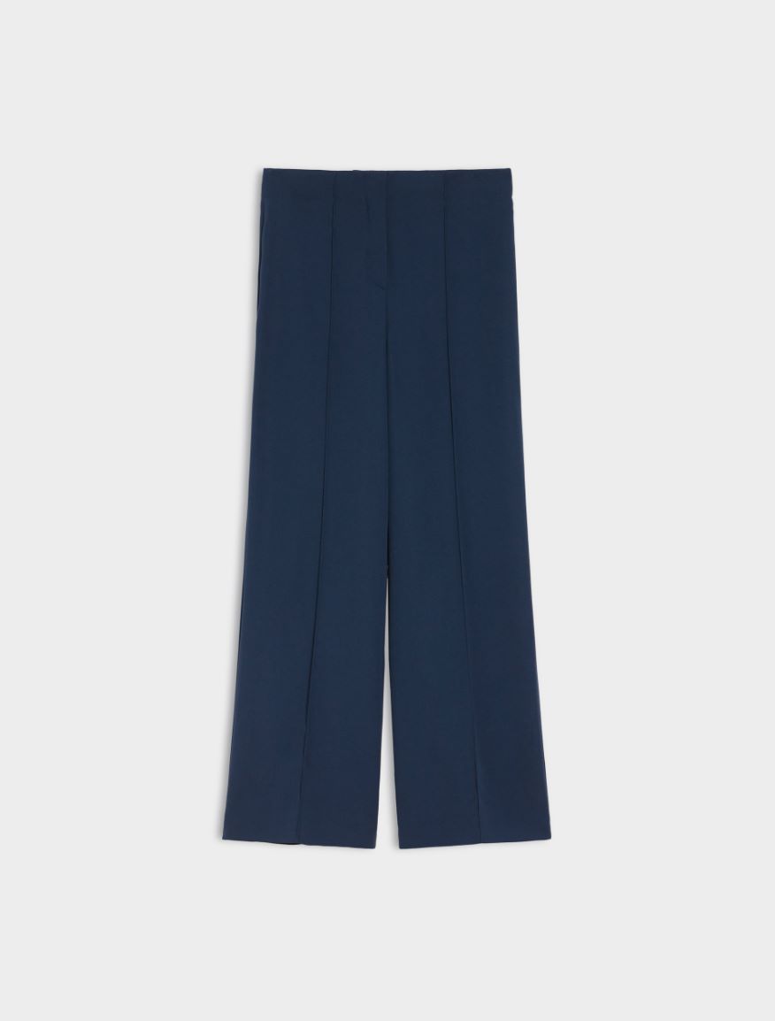 Wide-leg trousers - NAVY - 5 - iBlues