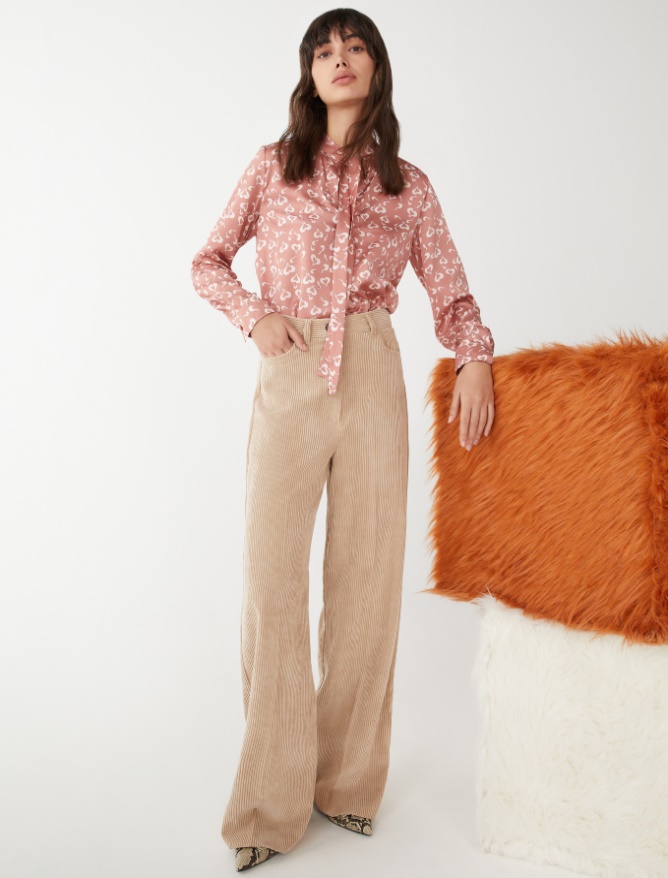 Wide-leg trousers - CAMEL - iBlues