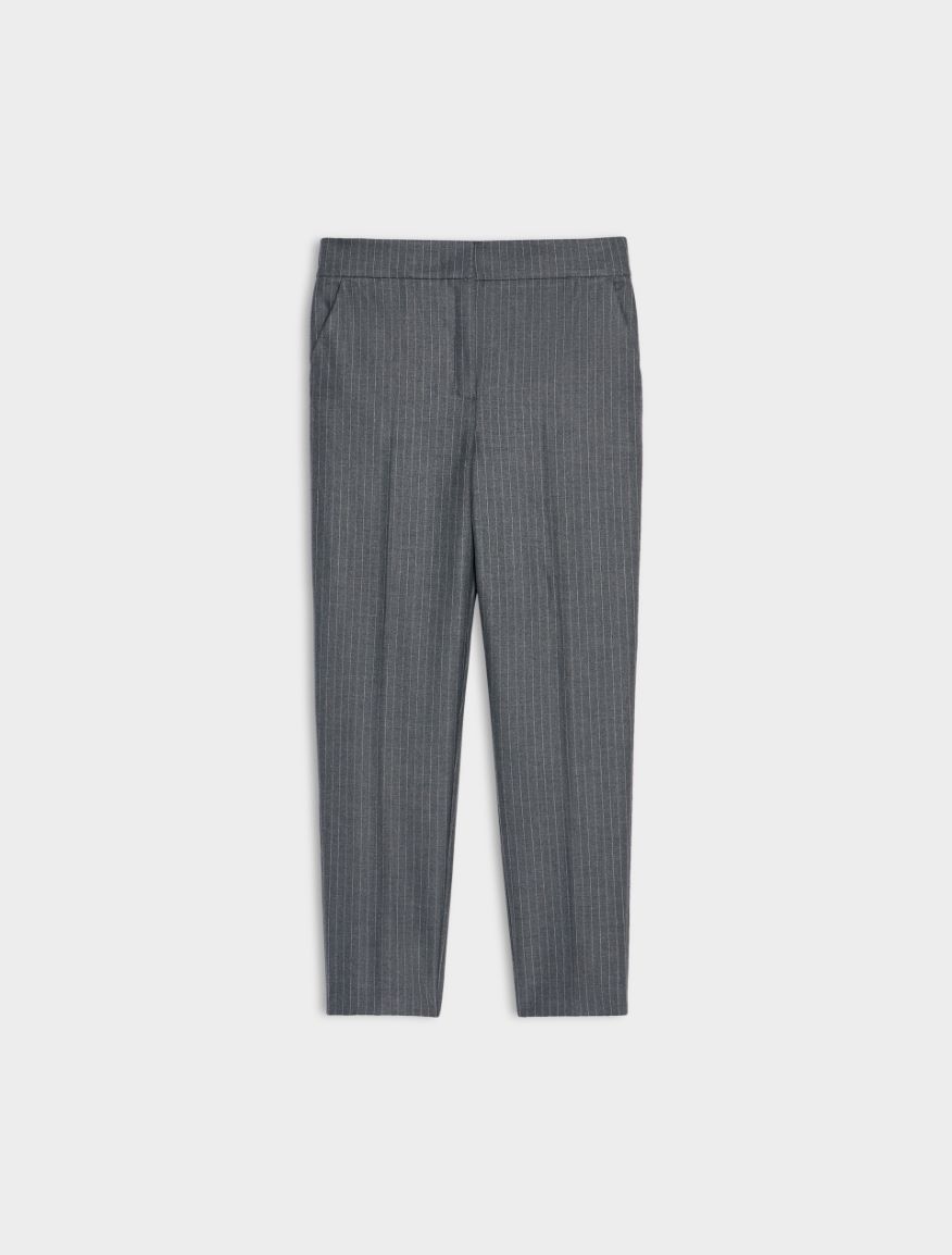 Semi-fitted trousers - DARK GREY - 5 - iBlues