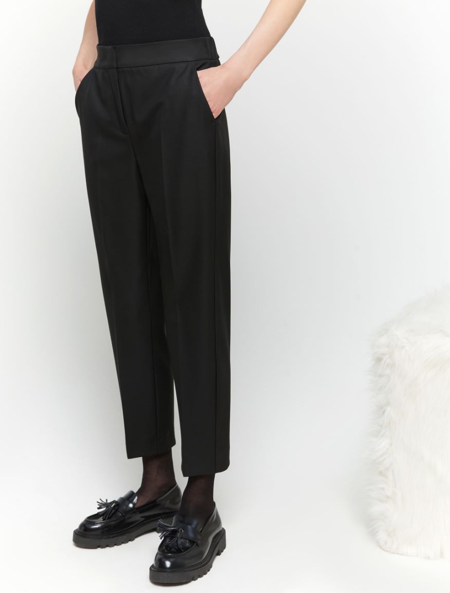 Semi-fitted trousers - BLACK - iBlues