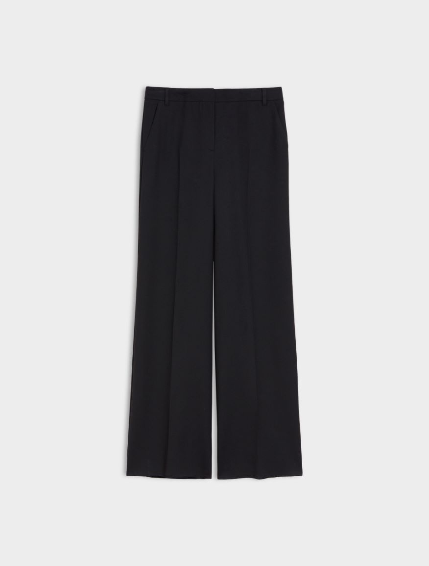 Wide-leg trousers - BLACK - 5 - iBlues