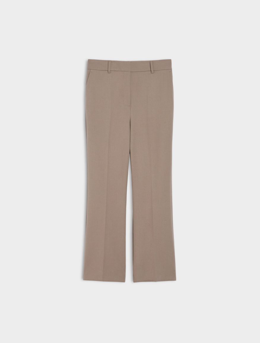 Flared trousers - MUD - 5 - iBlues