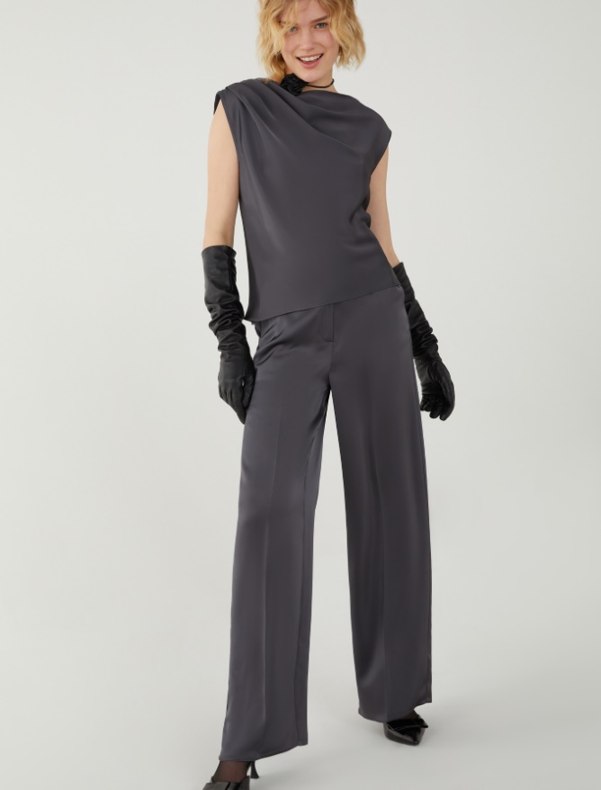 Wide-leg trousers -  - iBlues