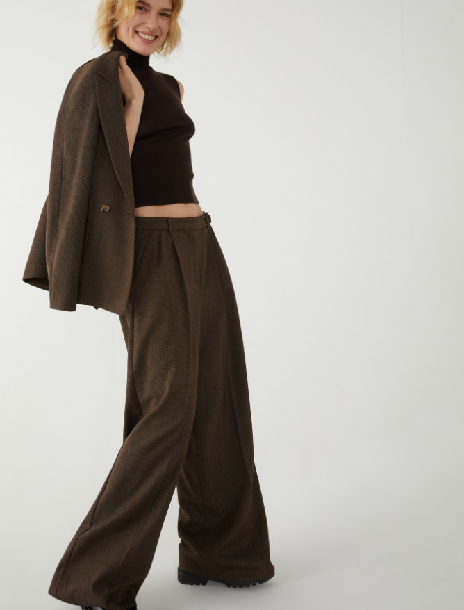 Wide-leg trousers -  - iBlues