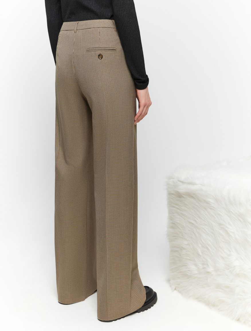 Flowing trousers - CAMEL - 2 - iBlues