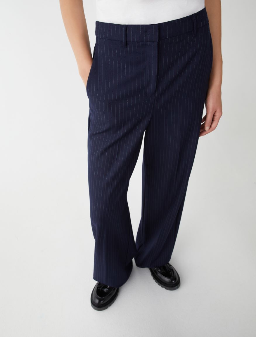 Flowing trousers - MIDNIGHTBLUE - 3 - iBlues