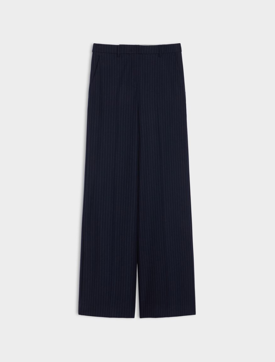 Flowing trousers - MIDNIGHTBLUE - 5 - iBlues