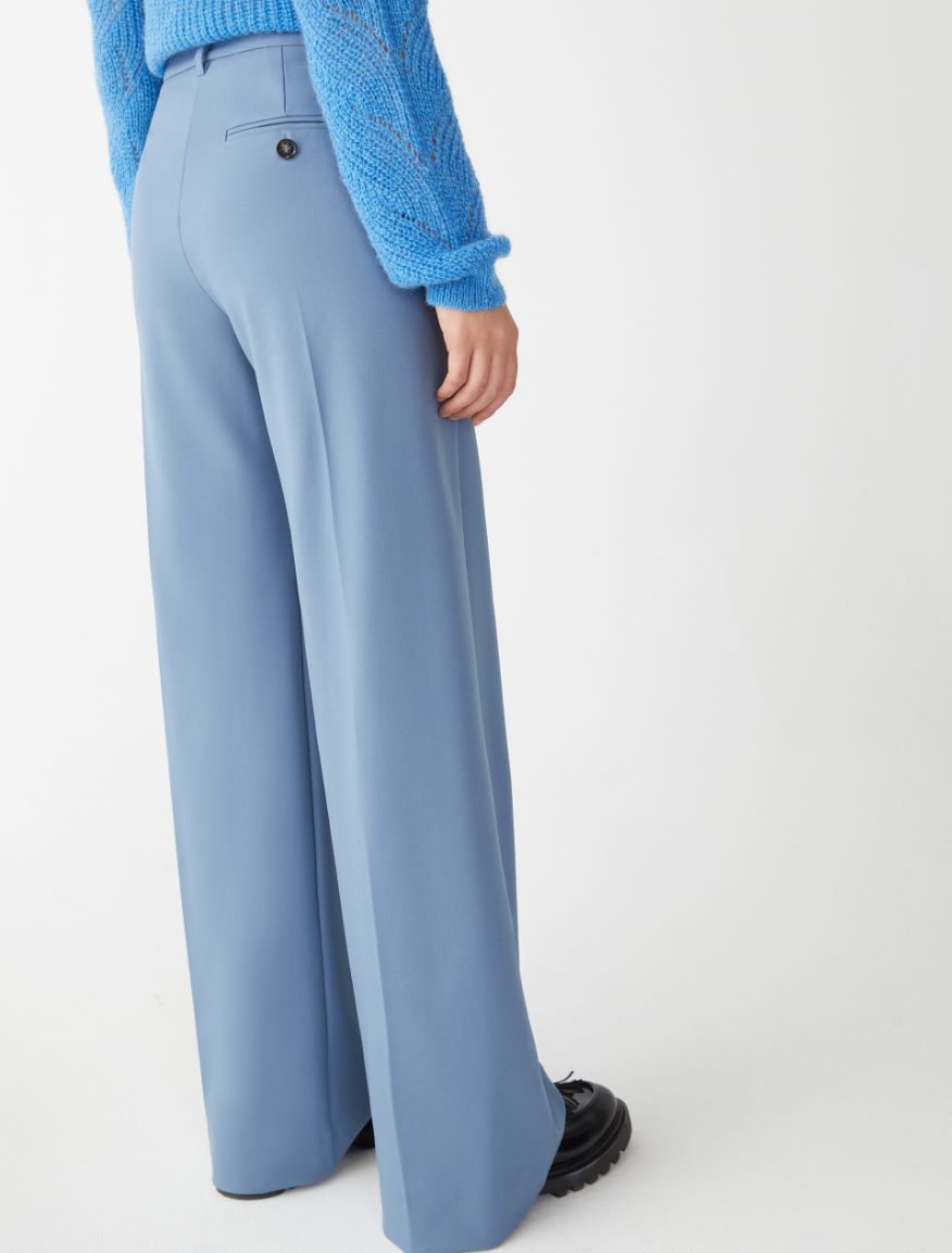 Pantaloni wide leg - AVIO - 2 - iBlues