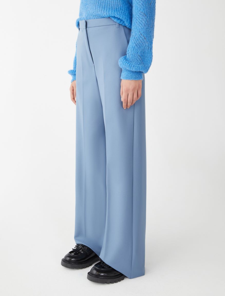 Pantaloni wide leg - AVIO - 4 - iBlues