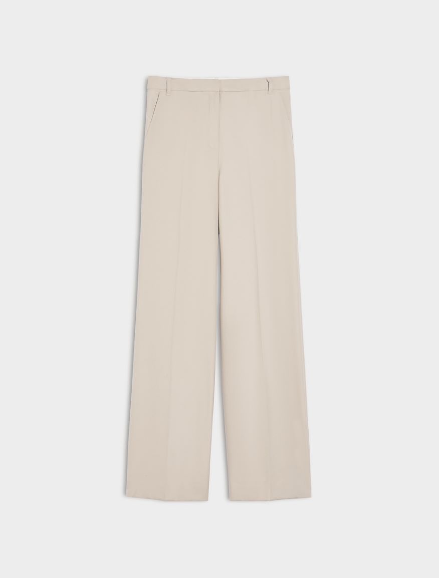 Flowing trousers - ECRU - 5 - iBlues