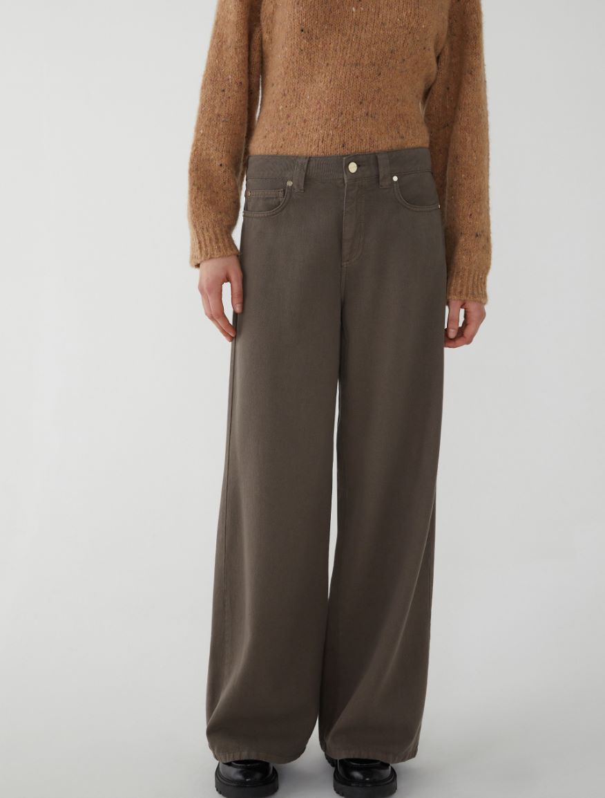 Wide-leg trousers - TURTLEDOVE - 4 - iBlues