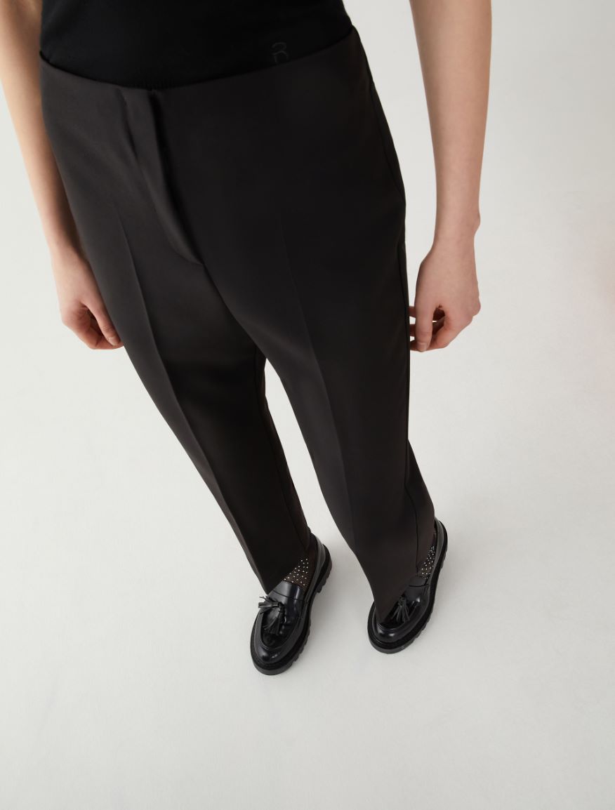 Flared trousers - BLACK - 3 - iBlues