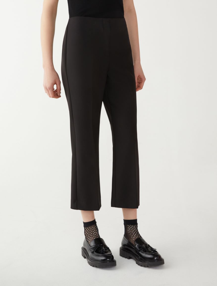 Flared trousers - BLACK - 4 - iBlues