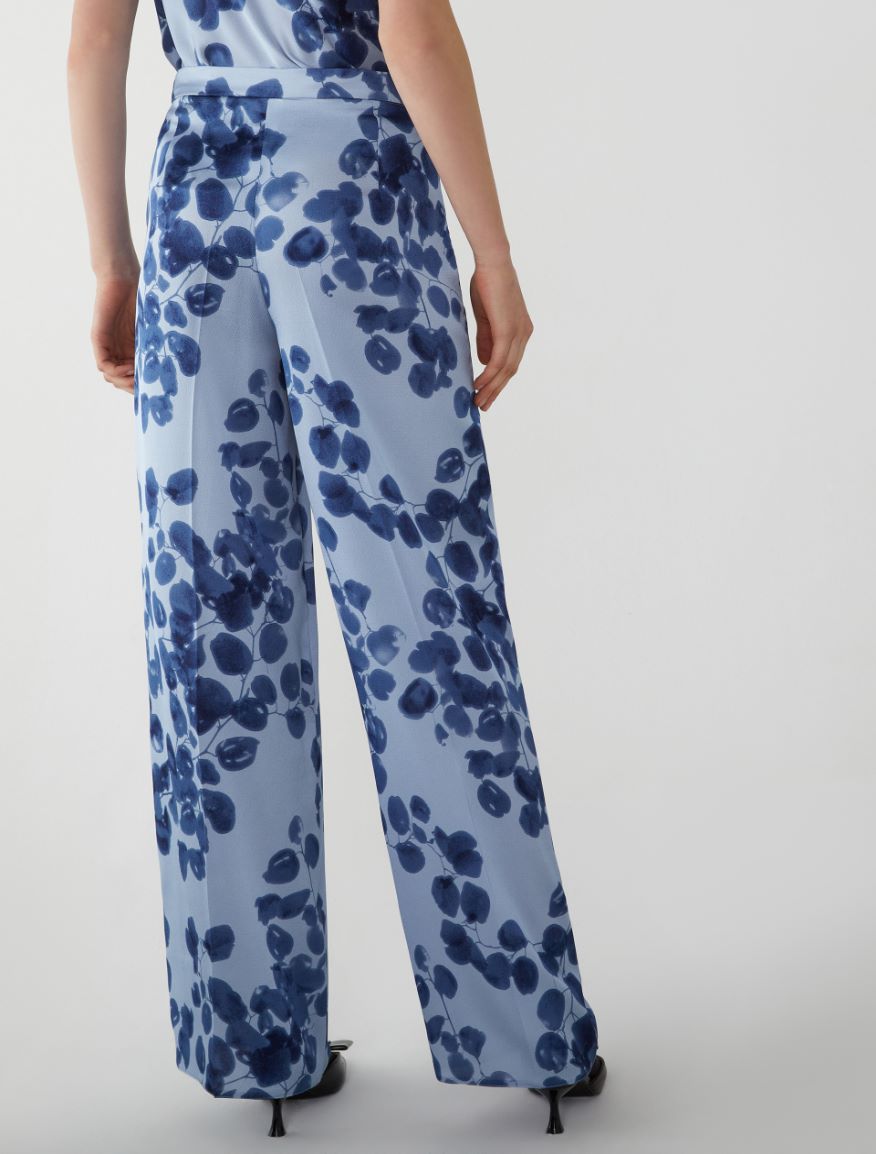 Printed trousers - DUST BLUE - 2 - iBlues