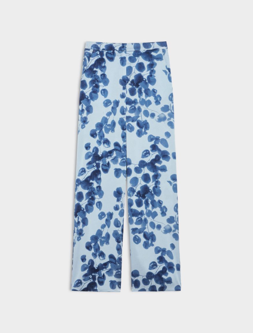 Printed trousers - DUST BLUE - 5 - iBlues